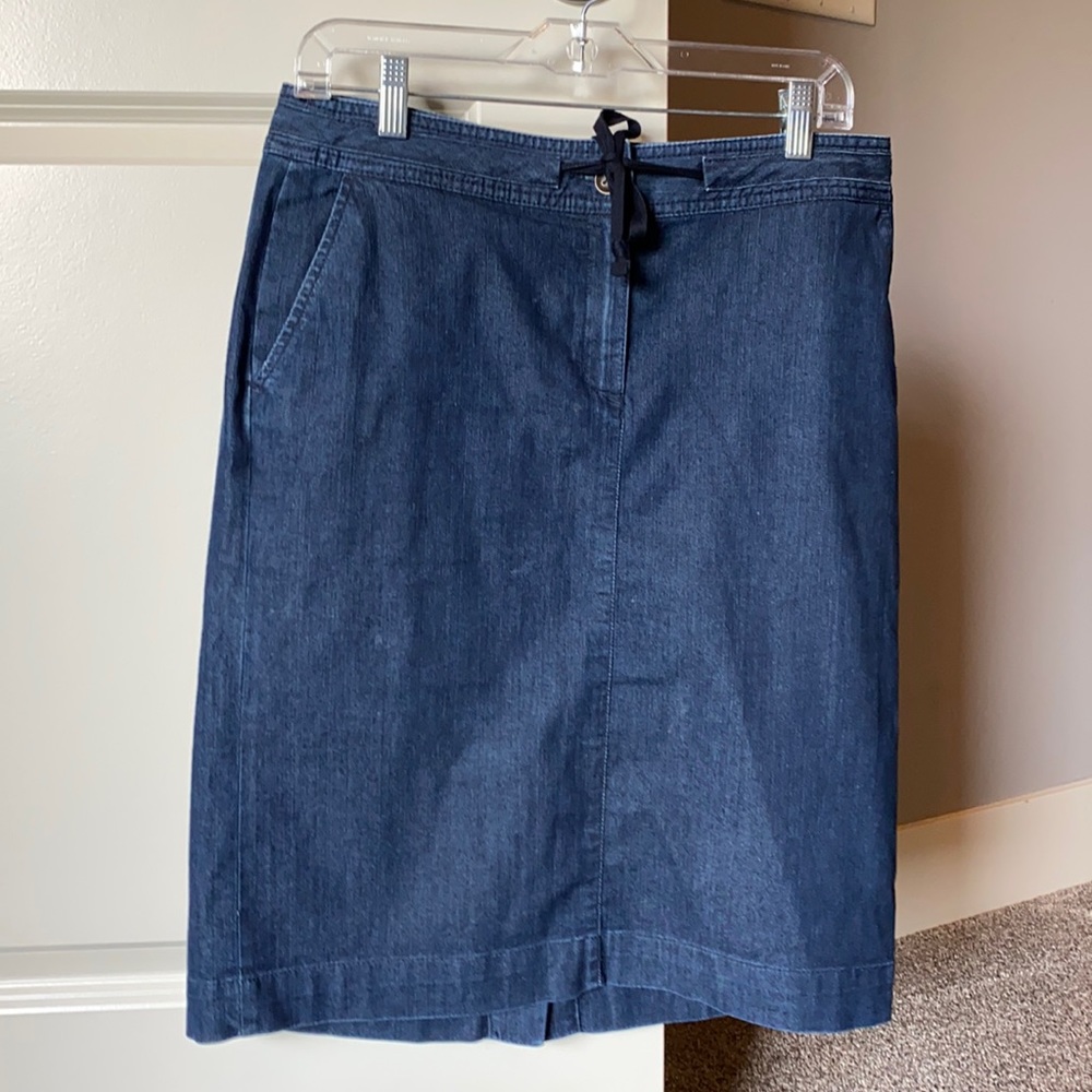 Talbots Denim Skirt, 8
